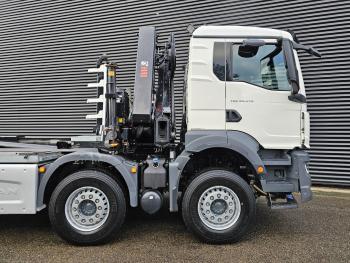 TGS 35.470 8X4 BB / HIAB CRANE + HOOKLIFT